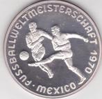 FUSS BALL WELTMEISTERSCHAFT MEXICO 1970 Zilver 999,9, Postzegels en Munten, Verzenden, Zilver