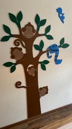 XXL apenboom met slangentak, Kinderen en Baby's, Kinderkamer | Inrichting en Decoratie, Gebruikt, Ophalen of Verzenden, Wanddecoratie