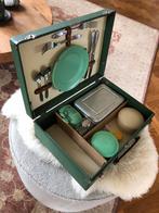 Vintage picknickkoffer, 50er jaren, brocante, Ophalen of Verzenden, Gebruikt