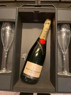 Moët&chandon champagne luxe giftset met 2 glazen, Ophalen of Verzenden