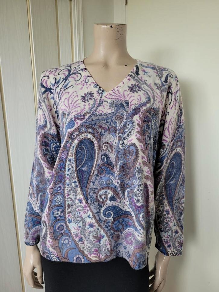 Peter Hahn trui wol maat 42/44, Kleding | Dames, Truien en Vesten, Zo goed als nieuw, Maat 42/44 (L), Paars, Ophalen of Verzenden