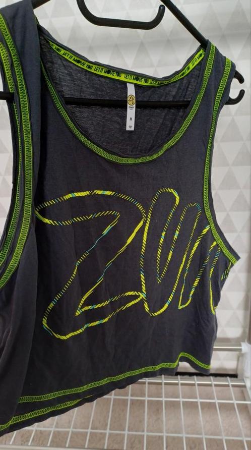 Zumba shirt – Grijs – rookvrij huis, Kleding | Dames, Sportkleding, Zo goed als nieuw, Fitness of Aerobics, Maat 38/40 (M), Grijs