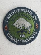 Embleem 11 pantsergeniebataljon Regiment Genietroepen KL, Embleem of Badge, Nederland, Ophalen of Verzenden, Landmacht