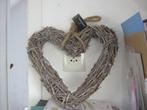 mooi rieten hart - voor ad muur of aan je voordeur, Huis en Inrichting, Woonaccessoires | Wanddecoraties, Ophalen, Nieuw