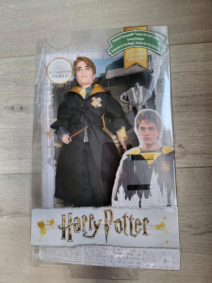 Harry Potter Triwizard Tour Cedric diggory mattel ZELDZAAM, Verzamelen, Harry Potter, Nieuw, Actiefiguurtje, Ophalen of Verzenden