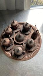 Turks koperen koffieservies, Huis en Inrichting, Keuken | Servies, Overige materialen, Overige typen, Ophalen of Verzenden, Zo goed als nieuw