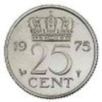 25 ct div jaartallen, Postzegels en Munten, Munten | Nederland, Ophalen of Verzenden, Koningin Juliana, Losse munt, 25 cent