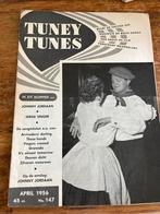 Tuney Tunes - April 1956 - Johnny Jordaan, Ophalen of Verzenden, Gelezen, Muziek, Film of Tv