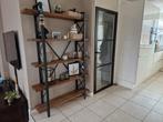 Wood & metal designs Industrieel kast met massief hout, Huis en Inrichting, Kasten | Wandmeubels, Ophalen, Gebruikt, Minder dan 150 cm