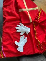Sinterklaas cape mijter hanschoenen en staf., Diversen, Sinterklaas, Ophalen of Verzenden, Gebruikt