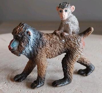 Schleich baviaan met jong beschikbaar voor biedingen