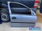 OPEL CORSA C Grijs Z163 Rechts rechter voor deur portier, Auto-onderdelen, Ophalen of Verzenden, Gebruikt, Opel, Deur