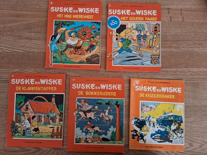 Suske en Wiske, oude exemplaren, goede staat, Boeken, Stripboeken, Gelezen, Meerdere stripboeken, Ophalen of Verzenden