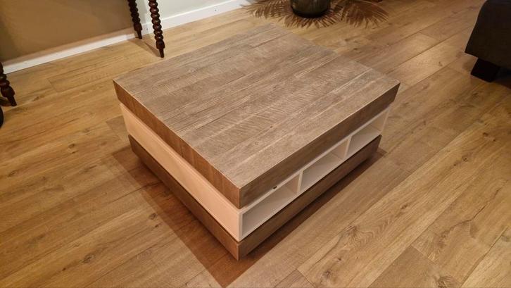 Henders & Hazel Uitklapbare Salontafel, Huis en Inrichting, Tafels | Salontafels, Gebruikt, Minder dan 50 cm, 50 tot 100 cm, 50 tot 100 cm