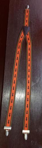 Oranje/zwarte bretels ***zgan***, Kleding | Heren, Ophalen of Verzenden, Zo goed als nieuw, Overige kleuren