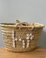 Leuke kleine strandtas met schelpen, Ophalen of Verzenden, Zo goed als nieuw, Beige, Handtas