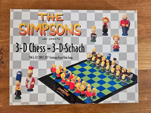The Simpsons 3D schaakspel **speciale editie**, Hobby en Vrije tijd, Gezelschapsspellen | Bordspellen, Zo goed als nieuw, Een of twee spelers