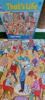 That's life 4 legpuzzels Golfbaan,Restaurant,Feestje,Dieren, Ophalen of Verzenden, 500 t/m 1500 stukjes, Zo goed als nieuw