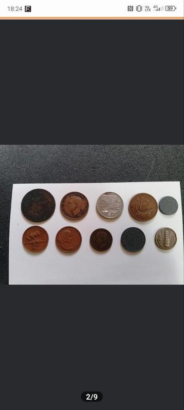 Collectie Diverse Munten. . 55 munten beschikbaar voor biedingen