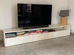 Mooi wit TV meubel met 3 lades, Overige materialen, Gebruikt, Ophalen of Verzenden, 200 cm of meer