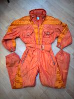 Vintage retro skipak - Ellesse oranje print maat S/M / 38, Ophalen of Verzenden, Gedragen, Maat 36 (S), Pak