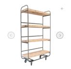 Trolley XL metaal / hout, Huis en Inrichting, Ophalen, Gebruikt