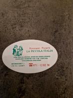3171 La Piccola Italia - Authentieke Pizzeria Sticker, Ophalen of Verzenden, Overige typen