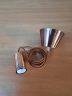 Hanglamp Brons E27, Huis en Inrichting, Lampen | Hanglampen, Ophalen of Verzenden, Nieuw, Metaal, Minder dan 50 cm