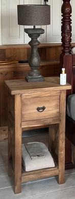 Nieuwe set teak houten nachtkastjes, Ophalen, Nieuw, 45 tot 65 cm, 70 cm of meer