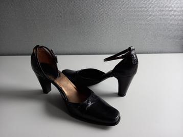 Mexx zwarte damesschoenen (pumps met enkelbandje)