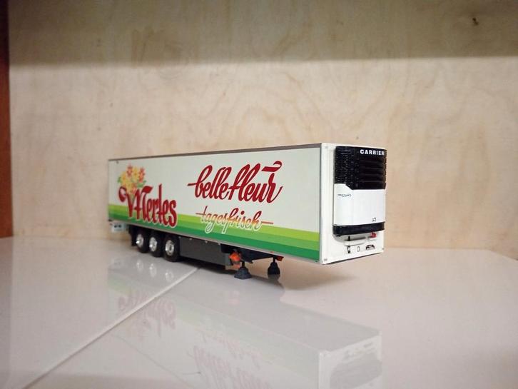 Koeloplegger Belle Fleur Tekno, Hobby en Vrije tijd, Modelauto's | 1:50, Nieuw, Bus of Vrachtwagen, Tekno, Ophalen of Verzenden