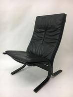 Ingmar relling westnofa lounge chair fauteuil zwart leer, Huis en Inrichting, Fauteuils, S, Leer, Ophalen of Verzenden, S