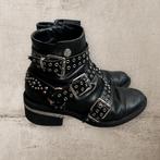 Guess FIFII cowboy bikerlaarsjes zwart met gespen maat 40, Guess, Zwart, Lage of Enkellaarzen, Ophalen of Verzenden