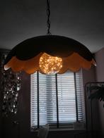 Leuke zwarte met gouden glazen bloem hanglamp, Ophalen