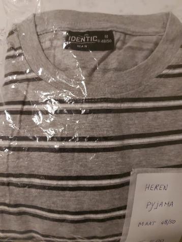 Heren pyjama "Identic" mt 48/50  (M) Nieuw !!! beschikbaar voor biedingen