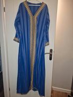 Mooie Kaftan - Eenmaal Gedragen, Maat 38/40 (M), Blauw, Ophalen of Verzenden, Zo goed als nieuw