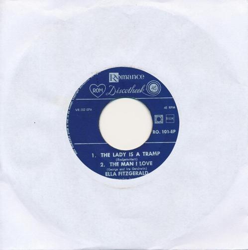 1972 Ella Fitzgerald - The lady is a tramp (EP - 1960), Cd's en Dvd's, Vinyl Singles, Gebruikt, EP, Pop, 7 inch, Ophalen of Verzenden