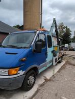Iveco met laadkraan, Ophalen