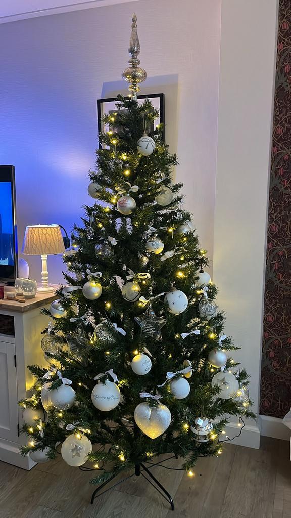 Kerstballen en piek riviera maison, Diversen, Kerst, Zo goed als nieuw, Ophalen