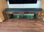 Tv kast met led, Ophalen, 100 tot 150 cm, Zo goed als nieuw, 25 tot 50 cm