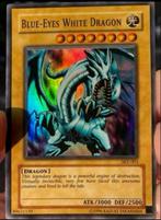 Yu-Gi-Oh! Blue Eyes White Dragon SKE-001 Old US Print !, Hobby en Vrije tijd, Verzamelkaartspellen | Yu-gi-Oh!, Verzenden, Gebruikt