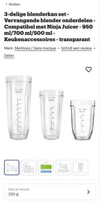 3-delige blenderkan set - Ninja, Ophalen of Verzenden, Nieuw, Blender