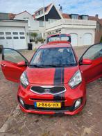 Kia Picanto 1.0 Cvvt 3-DRS 2011 Rood, Auto's, Kia, Voorwielaandrijving, Stof, Zwart, 400 kg