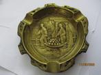 Antieke asbak, Kaasdragers van Alkmaar, Jugendstil 1920., Ophalen of Verzenden, Brons