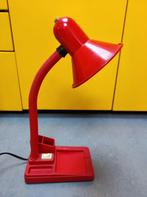 Vintage Stilplast rode bureaulamp, Ophalen of Verzenden, Gebruikt, Minder dan 50 cm