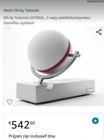 Oh by tutondo satelietspeakers   beschikbaar voor biedingen