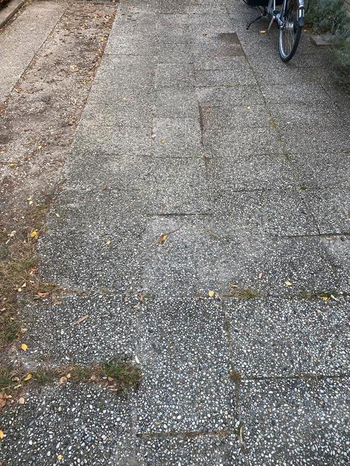 Grindtegels- 45 m2 - Gratis af te halen! grindtegel 60x40cm, Tuin en Terras, Tegels en Klinkers, Gebruikt, Terrastegels, Grind