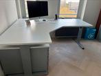 Nieuw hoek bureau met ladeblok en bureau stoel, Huis en Inrichting, Bureaus, Zo goed als nieuw, Ophalen