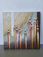 Bazu olieverf schilderij met certificaat vierkant 50x50cm, Ophalen of Verzenden