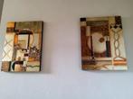 Kunst op houten panelen, Ophalen of Verzenden